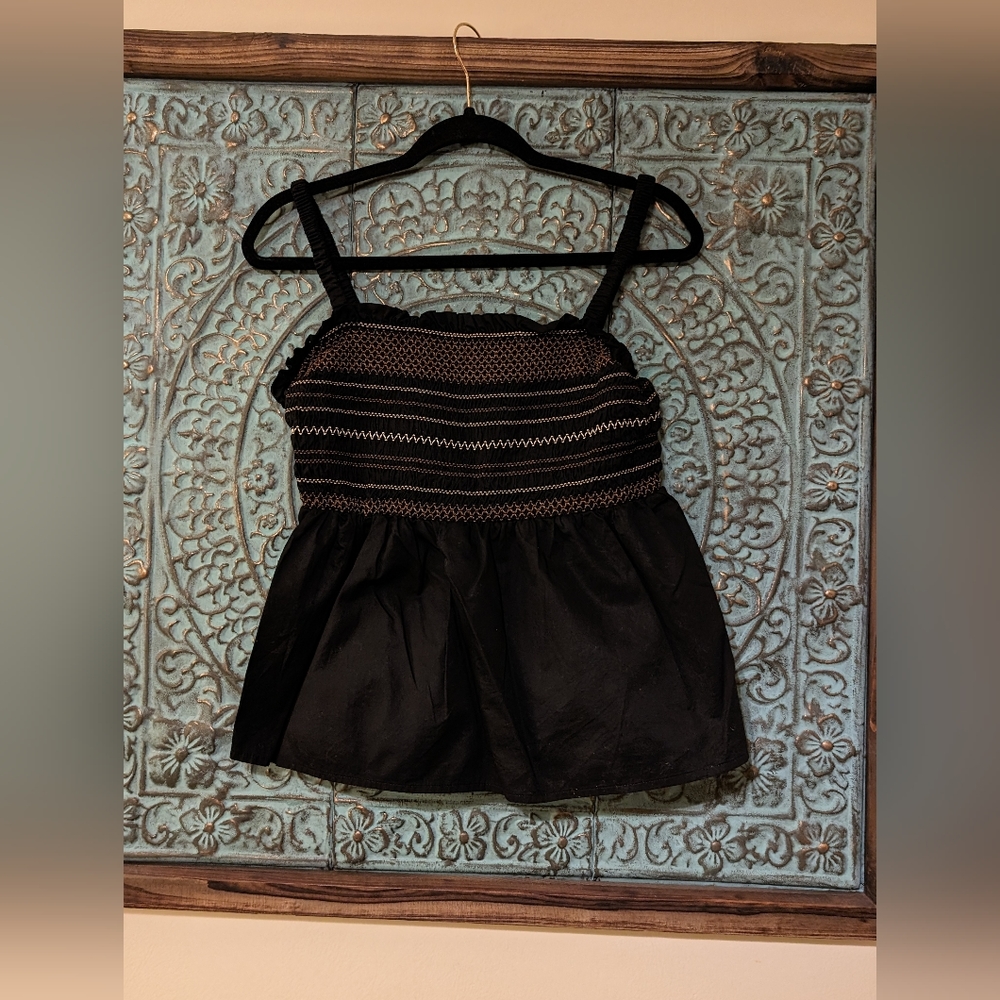 Black Old Navy Top Size Large